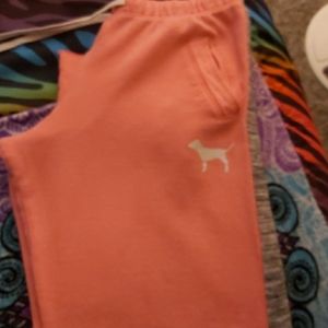 🌸🌸PINK and Grey sweatpants size small